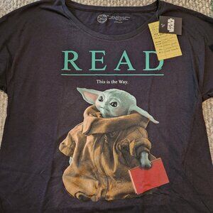 NWT: Star Wars Baby Yoda READ T-shirt (Out of Print)